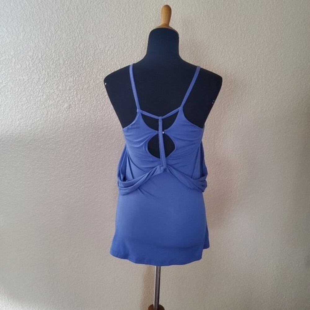 New LaROK Sleeveless Cami Tank Top Blue - Picture 4 of 7